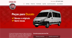 Desktop Screenshot of casadofiat.com.br